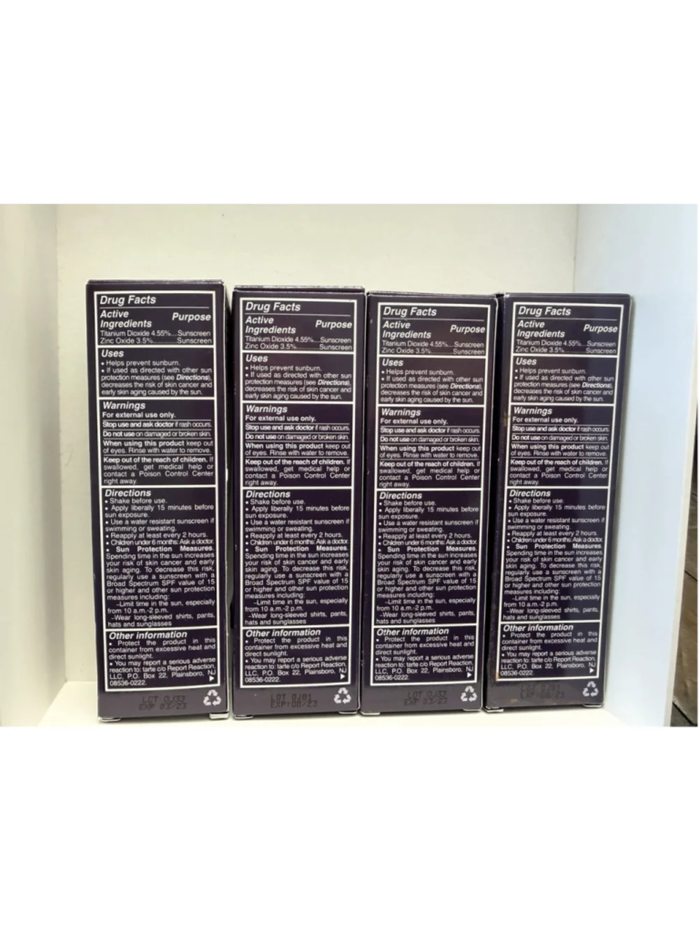 Tarte BB Tinted Treatment Primer SPF 30 Deep Lot of 4 New Expired 2023